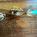 Vintage Aurora Borealis Faceted Clear Beaded Choker Necklace Photo 2