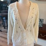 Private Party Vintage Sweater Beige Cardigan Womens M Button Up Photo 9