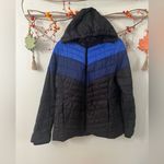 Xersion  blank and blue Puffer Jacket Photo 1