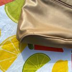 Gorgeous Muted Metallic golden tan shoulder bag Photo 2