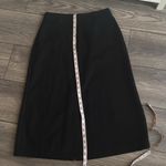 Uniqlo  black wool blend a line skirt with pockets  size 4 Photo 8