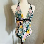 Missoni Printed Halter One-Piece Swimsuit, Size 42 Euro (8 US) Multi Color, NWT Photo 4