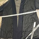 Victoria's Secret Victoria’s Secret Very Sexy black sheer fringe robe kimono, XS/S Photo 9