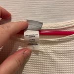 Eileen Fisher Ivory Textured Sleeveless Tank Top Made in USA Large Minimalist Photo 3