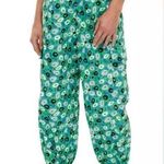 Diane Von Furstenberg {XS} NWT  Green and Blue Patterned Pants Photo 0