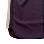 Vince Camuto  Purple Crepe Side Stripe Boatneck 3/4 Sleeve Sheath Dress Size 4 Photo 9