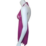 Dreamgirl  Magenta Mesh & Lace Halter Babydoll Chemise (M) Photo 3