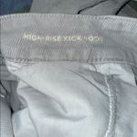 American Eagle NWOT Women’s High Rise Kick Bootcut Corduroy Pants Gray 18R Photo 4