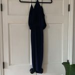 MISA Los Angeles  Domino Tie Front Mini‎ Dress Midnight Blue Navy Photo 6