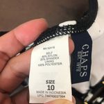 CHAPS NEW Womens 10 Chevron Print Halter Bikini Swim Top Black White Photo 5