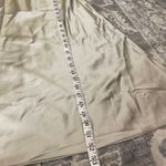 ZARA  Champagne Satin Effect Midi Dress Photo 2