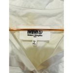 MM6 MAISON Martin Margiela White 100% Cotton Button Up Cape Style Top size EU 42 Size M Photo 3