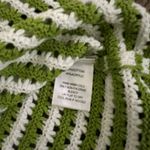 Jessica Simpson  Green and White Striped Knit Tank Top Photo 2