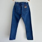 Wrangler  Jeans Womens 13 x 32 Cowboy Cut High Rise Western Straight Patch Logo Photo 4