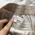 Colsie Beige Tan Camo Cotton Boxer Pajama Shorts Lounge Sleepwear Womens Small Photo 3