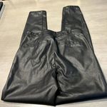BLANK NYC  The Bond Black Faux‎ Leather Pants with Zip Details Size 25 Photo 10