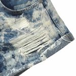 LF new Carmar ❉ Retro 80’s Acid Wash Denim High Waist Cuffed Festival Short ❉ 27 Photo 4