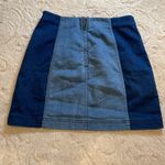 Free People  2-tone denim mini skirt, size 8 Photo 5