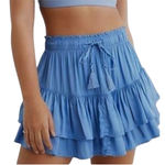 Aerie  medium Sweet N Silky tiered ruffle mini skirt SK 3096 Photo 0