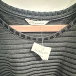 Club Monaco  ribbed midi dress textured knit shark bite hem size medium/large NWT Photo 4