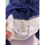 Eomenie bathing suit dress size XL blue NWT adjustable straps bra cups onepiece Photo 14