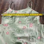 Avon Mint Green Floral Slip Dress Y2K Croquette Mini Small Cottagecore Summer Photo 5