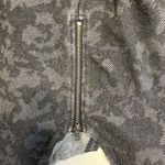 Free People Bed Of Roses Charcoal Floral Print Thermal Tunic Pullover Shirt S Photo 3