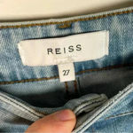 Reiss ‎ Light Wash Bailey High Waisted Straight Leg Jean Photo 6