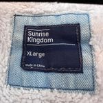 Fur Lined Jean Jacket Size XL Photo 1