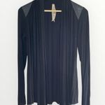 BAILEY 44 Anthropologie Black Jersey Knit Open Front Cardigan, Small Photo 0