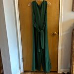 Alya Dark green patterned, sleeveless jumpsuit Photo 2