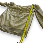 Daytrip Buckle Gold Shimmer Off The Shoulder Top - Size Medium Photo 5