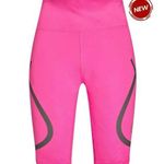 Adidas by Stella Mccartney Bright Pink Biker Shorts Women Small MSRP $110 | 5 Photo 1