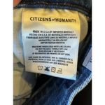 Citizens of Humanity  Jeans‎ Women 28 Blue Rocket Crop High Rise Skinny Raw Hem Photo 13