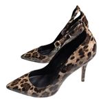 White House | Black Market Sienna Leopard Patent Ankle Strap Stiletto Pumps Sz 6 Photo 5