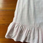Draper James  RSVP Pink White Gingham Plaid Ruffle Hem Skirt - Size 10 Photo 8