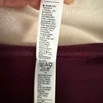 Athleta  Burgundy Long Sleeve V Neck Henley Sleep Top Womens Size Large Photo 8
