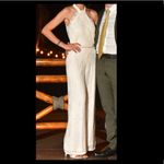 Alexis grecian lace guipure white jumpsuit Photo 4