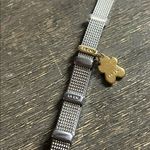 Silver and Gold Bracelet Mesh Buckle Bracelet LA CN slider charms 8inch Photo 4