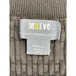 Maeve  by Anthropologie Sheer Sleeve Black V-Neck Sweater Size S Small EUC!!! Photo 3