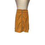 Cider Women's Corduroy Zipper Front Mini Skirt Ginger Plus Size 1XL Retro Photo 4