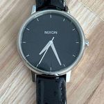 Nixon Watch Movin’ Out The Kensington Black Dial and Leather Strap Photo 1
