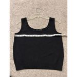 St. John Basics Black Knit Sweater Top Tank Size Medium M Photo 4