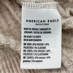 American Eagle Sweater Womens Large Cream Viscose Pullover Waffle Knit Boat Neck Photo 7
