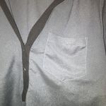 Heart soul Grey sequin collar silky top Photo 4