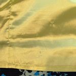 T Tahari navy blue sheath w/print band green & blue zipperâ& greenâlining Photo 6