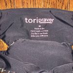 Tori Praver Black and Gold Embroidered  Bikini Photo 2