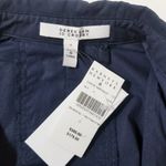 Derek Lam 10 Crosby Navy Collared Poplin Shirt Dress Pleated School Girl Blue Size 0 Photo 11