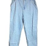 ZARA straight leg paper bag waist jeans Photo 0