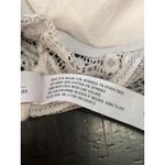 Auden Bralette Bra Womens Medium White Lace Lightly Lined Longline Top Photo 7